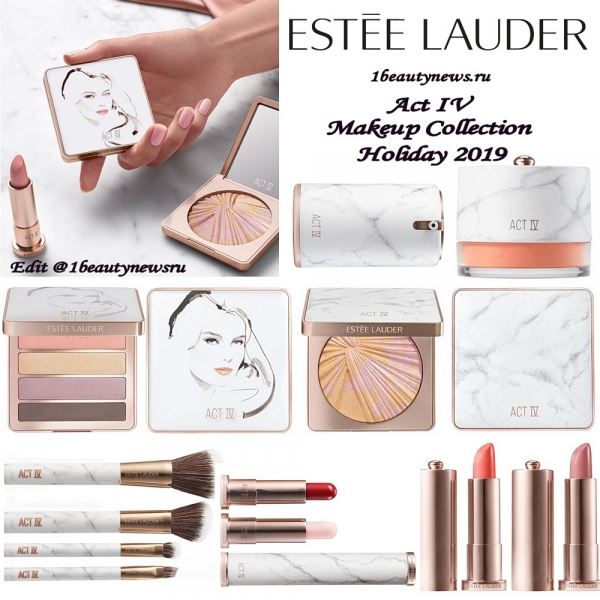 Рождественская коллекция макияжа Estee Lauder Act IV Makeup Collection Holiday 2019