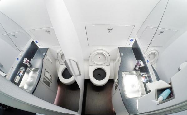 <br />
Что происходит в туалете самолета, когда вы нажимаете кнопку смыва<br />
