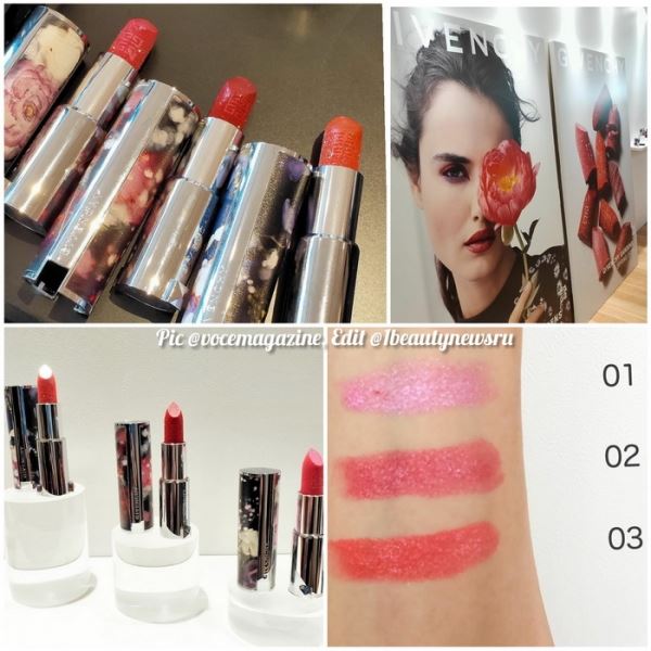 Свотчи новых губных помад Givenchy Gardens Le Rouge Metallic Finish Lipstick Spring 2020 — Swatches
