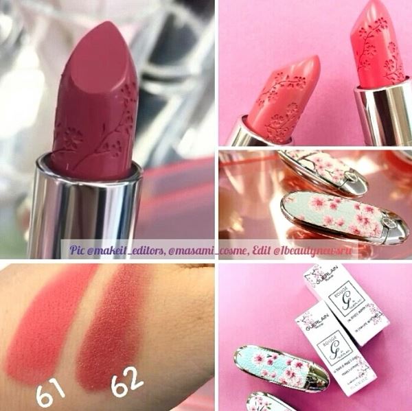 Свотчи губных помад из весенней коллекции Guerlain Rouge G Spring 2020 — Swatches